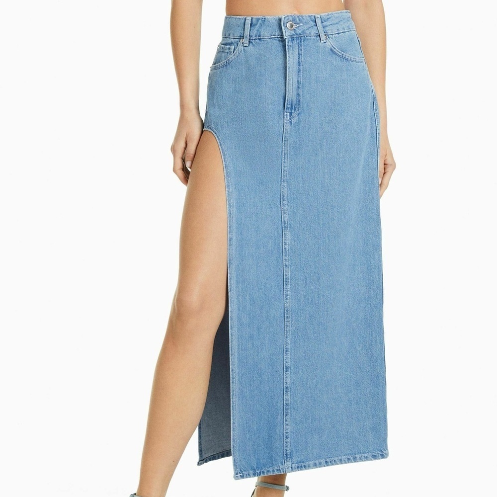 Bershka Light Blue Denim - Picture 1 of 7